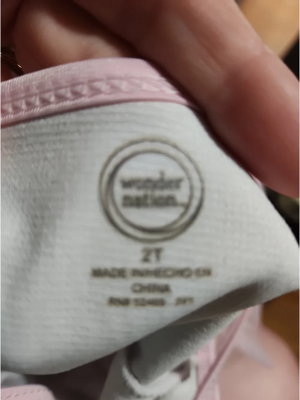 Nwt Wonder Nation Infant Toddler Girls Swinsuit Hearts Pastel 2T